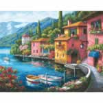 Lakeside Village - Cross Stitch Pattern