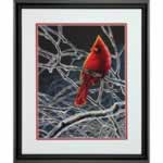 Ice Cardinal - Cross Stitch Pattern