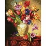 Parrot Tulips - Cross Stitch Pattern