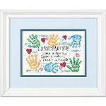 Grandparents Touch a Heart - Cross Stitch Pattern