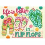 Flip Flops - Cross Stitch Pattern