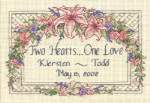 One Love Wedding Record - Cross Stitch