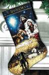 Holy Night Stocking - Cross Stitch Pattern