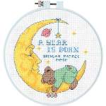 Moon Sleeper Birth Record - Cross Stitch Pattern