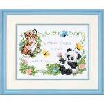 Baby Animals Birth Record - Cross Stitch