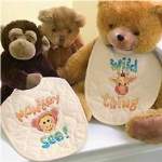 Wild Thing Bibs - Cross Stitch