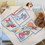 Little Sports Quilt - Cross Stitch 