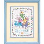 Farm Friends Birth Record - Cross Stitch