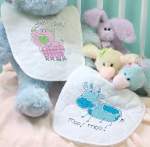 Farm Friends Bibs - Cross Stitch 