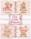 Baby Princess Birth Record - Cross Stitch