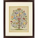 Vintage Family Tree - Cross Stitch Pattern