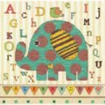Baby Elephant ABC - Cross Stitch Pattern