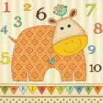 Baby Hippo 123 - Cross Stitch Pattern
