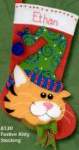 Festive Kitty Stocking - Cross Stitch Pattern