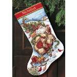 Santas Journey Stocking - Cross Stitch 