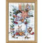 Snowman and Friends - Cross Stitch Pattern