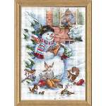 Snowman and Friends - Cross Stitch Pattern