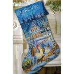 Christmas Eve Fun Stocking - Cross Stitch Pattern