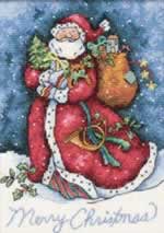 Merry Christmas Santa - Cross Stitch Pattern