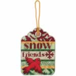 Snow Friends Ornament - Cross Stitch Pattern