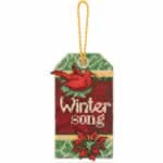 Winter Song Ornament - Cross Stitch Pattern