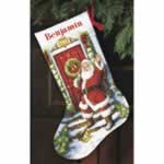 Welcome Santa Stocking - Cross Stitch Pattern