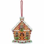 Gingerbread House Ornament - Cross Stitch Pattern