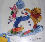 Mr Snowman, Pooh and Piglet - Cross Stitch Pattern