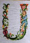 The Letter U - Cross Stitch