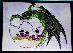 A Dragons World - Cross Stitch Pattern