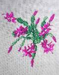 Christmas Cactus - Cross Stitch Pattern