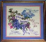 Floral Bouquet Wedding Sampler - Cross Stitch Pattern