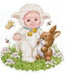 Lamb Baby - Cross Stitch Pattern