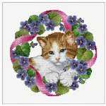 Flowercat Angela - Cross Stitch Pattern