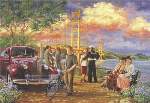Golden Gate - Cross Stitch Pattern