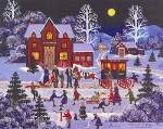 Moonbeams on Millborn Pond - Cross Stitch Pattern