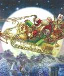 Santas Sleigh - Cross Stitch Pattern