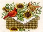 Summer Cardinals - Cross Stitch Pattern