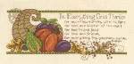 In Everything Give Thanks - Cross Stitch Pattern