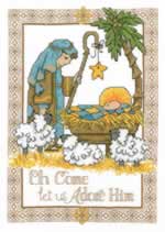 Adore Him - Cross Stitch Pattern