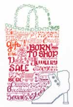 Lets Shop Til We Drop - Cross Stitch Pattern