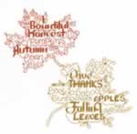 Lets Love Autumn - Cross Stitch Pattern