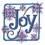 Joy Snowflakes - Cross Stitch Pattern