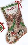 Deck the Stall Stocking - Cross Stitch Pattern