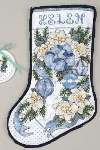 Winter White Stocking - Cross Stitch 