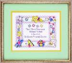 Nursery Announcement - Cross Stitch Pattern