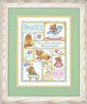 Hugs and Kisses Sampler - Cross Stitch Pattern