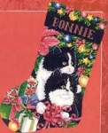 Pretty Purrfect Stocking - Cross Stitch 