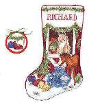 No Peeking Stocking - Cross Stitch