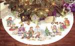 Christmas Pageant Treeskirt - Cross Stitch Pattern